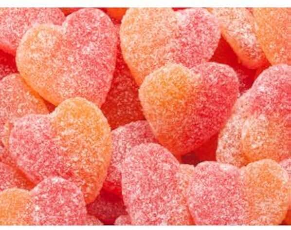 Sour Peachy Hearts